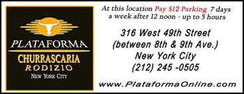 Brazillian cuisine in the theater district