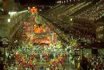 The Carnaval Parade on Sambodromo